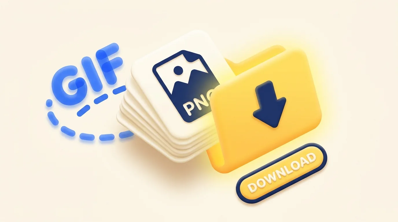 Download converted PNG images